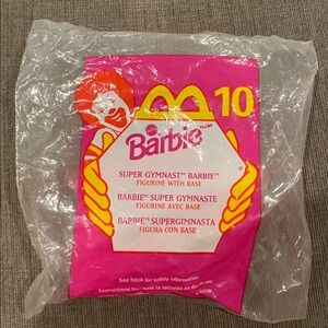 1999 Barbie McDonald’s Happy Meal Toy - Super Gymnast Barbie  vintage toys girls